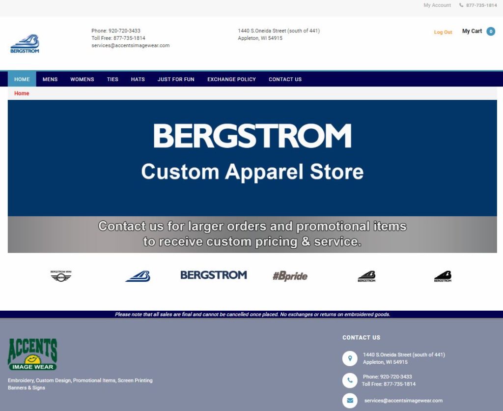 Bergstrom Home Page