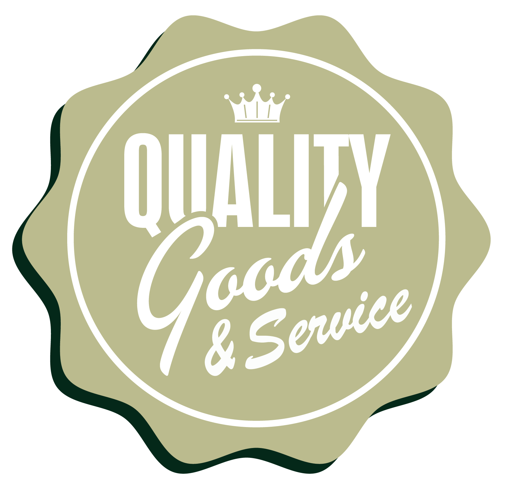 quality goods & service badge