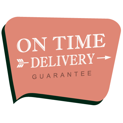 on time delivery guarantee badge